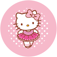 Etiqueta Hello Kitty Dança